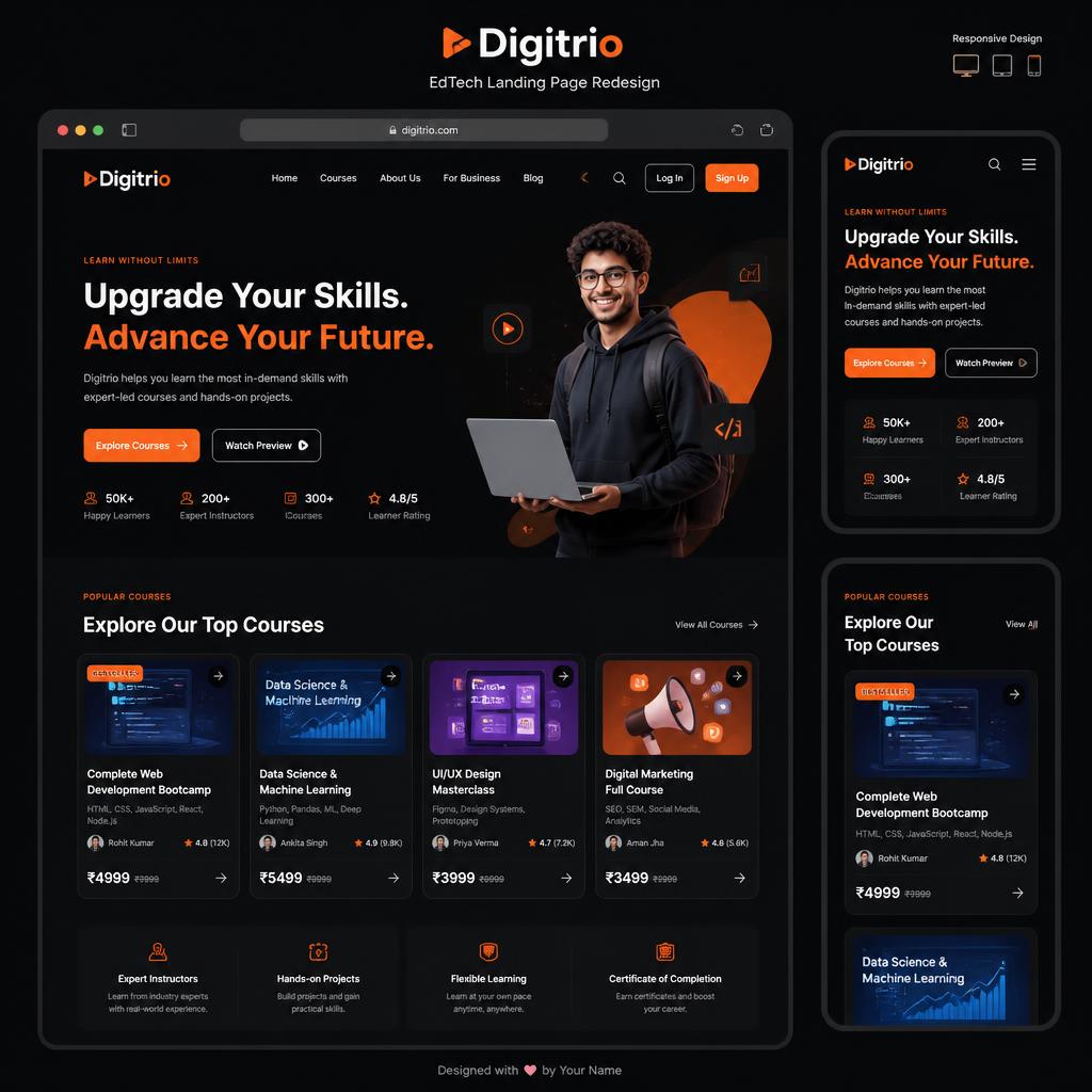 Digitrio Official Website